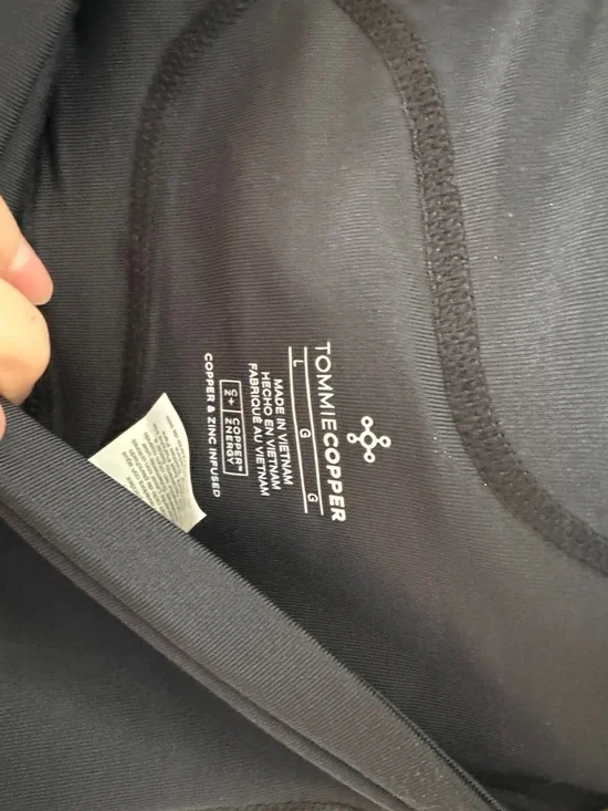 NWT Tommy Copper lower back support leggings - Picture 8 of 10